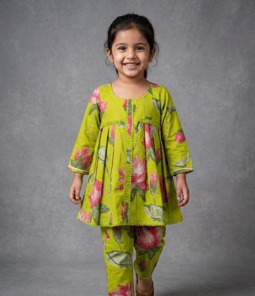 Lotus Kurta Pant Set