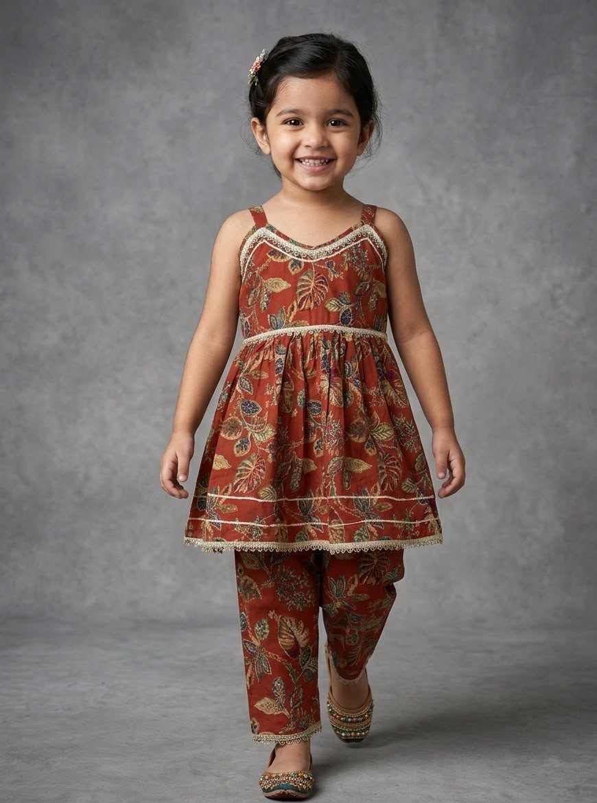 Jaipur Festive Kurta Palazzo Set